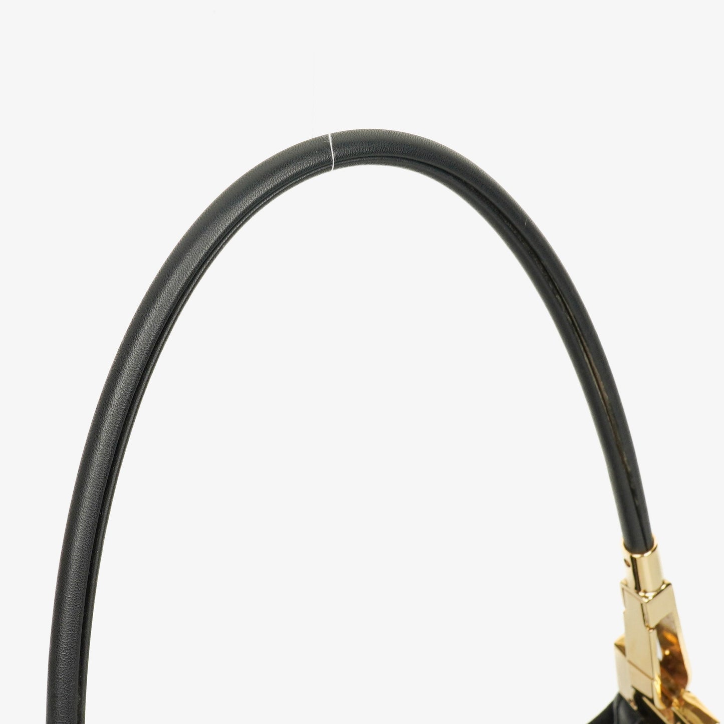 Gucci Black Suede And Leather Shoulder Hobo Bag
