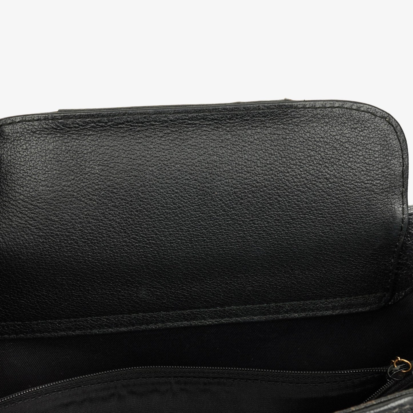 Gucci Black Vintage Suede And Leather Diana Bamboo Tote