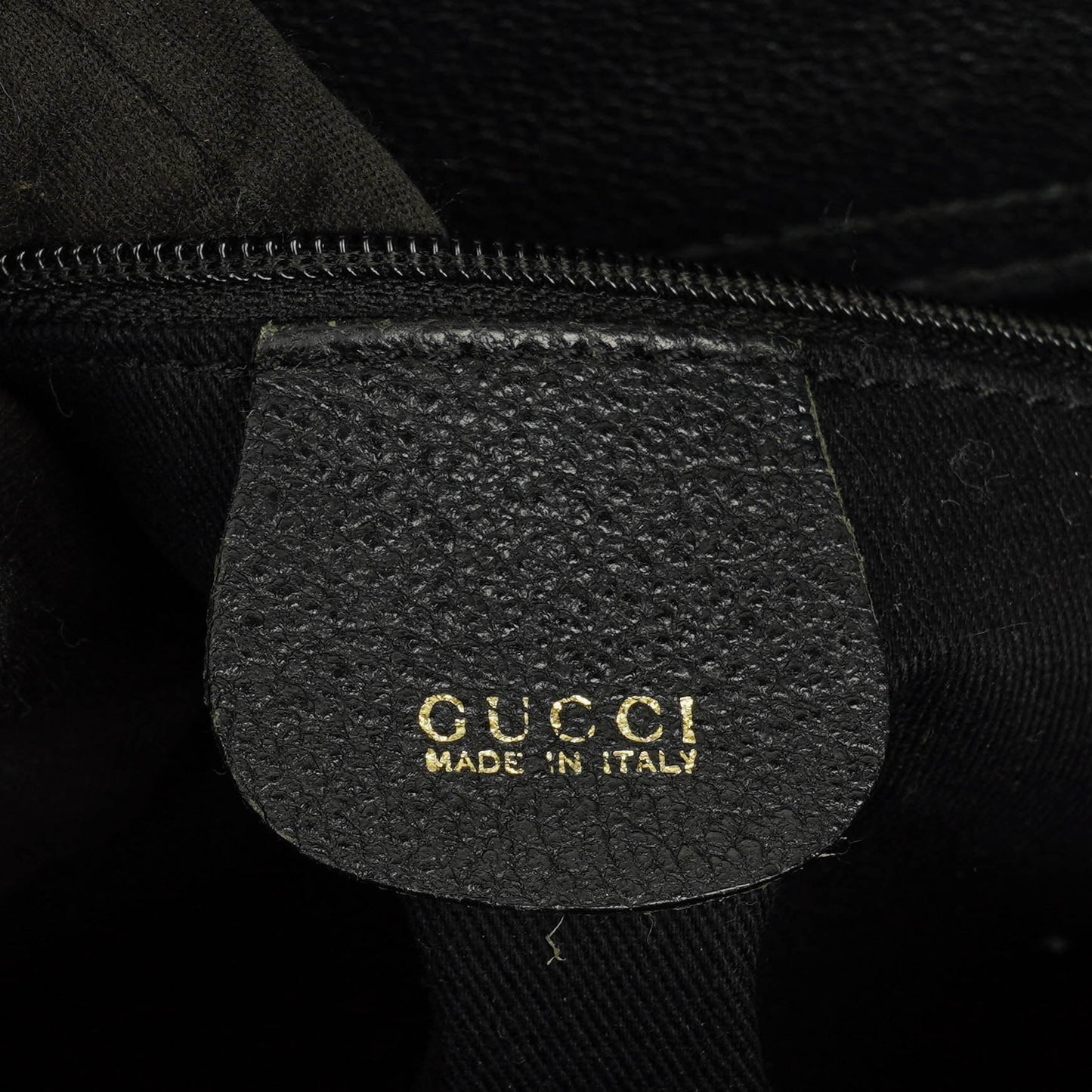 Gucci Black Vintage Suede And Leather Diana Bamboo Tote