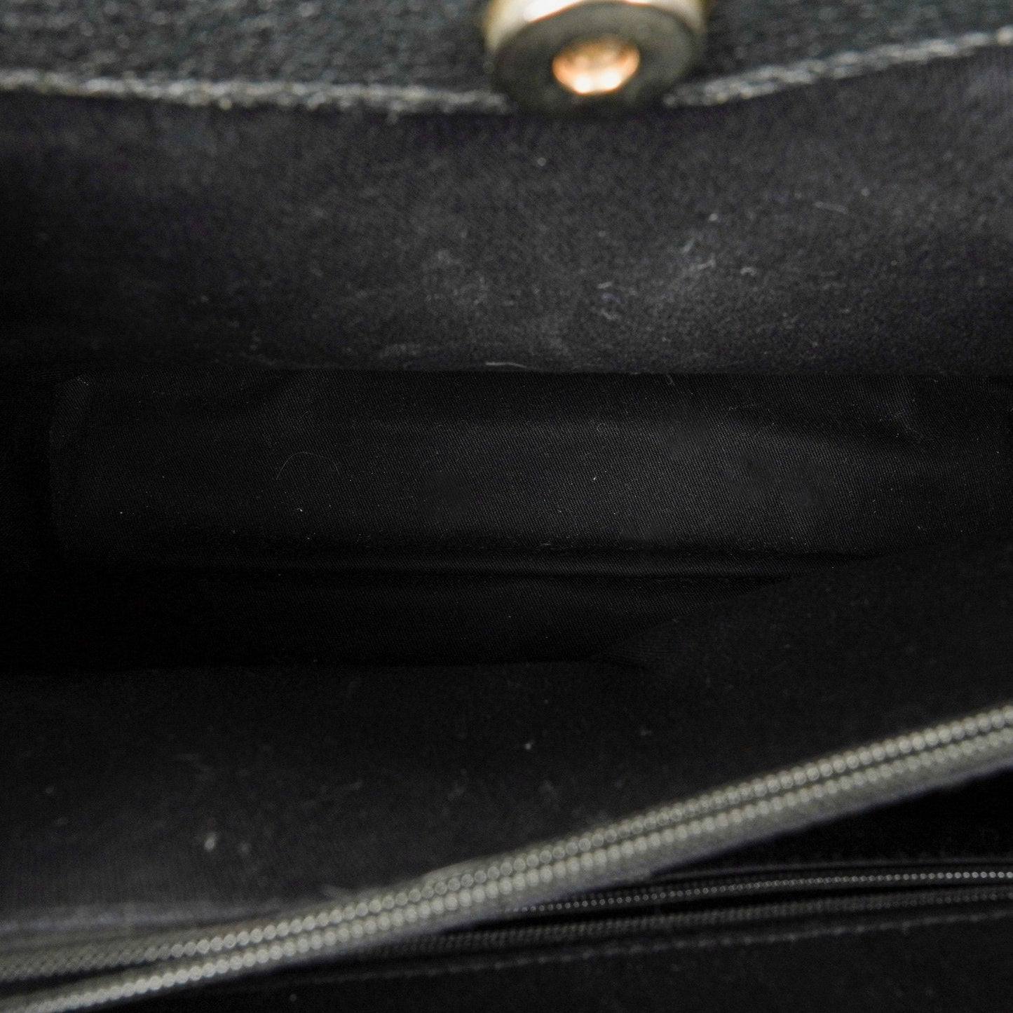 Gucci Black Vintage Suede And Leather Diana Bamboo Tote