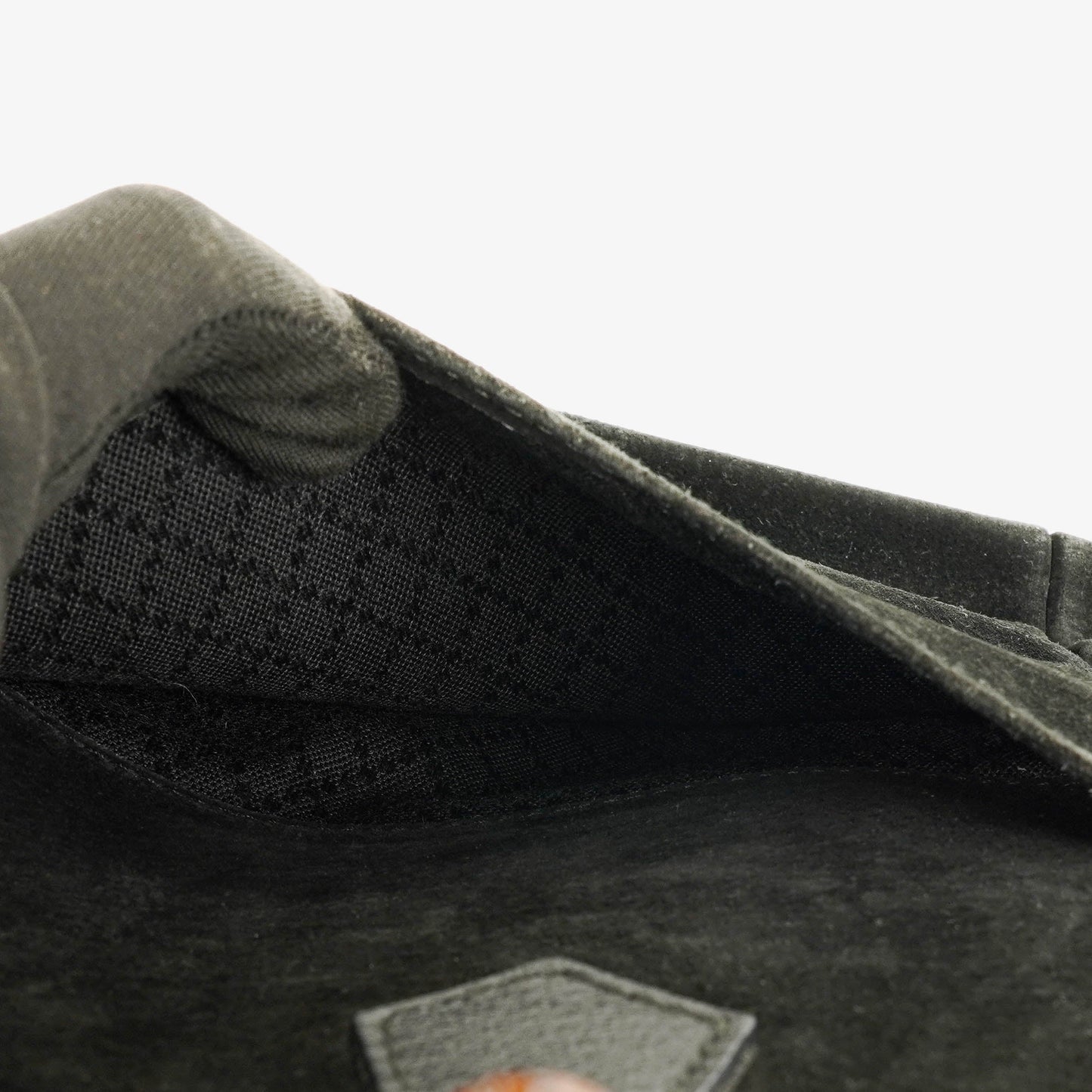 Gucci Black Vintage Suede Bamboo Tote