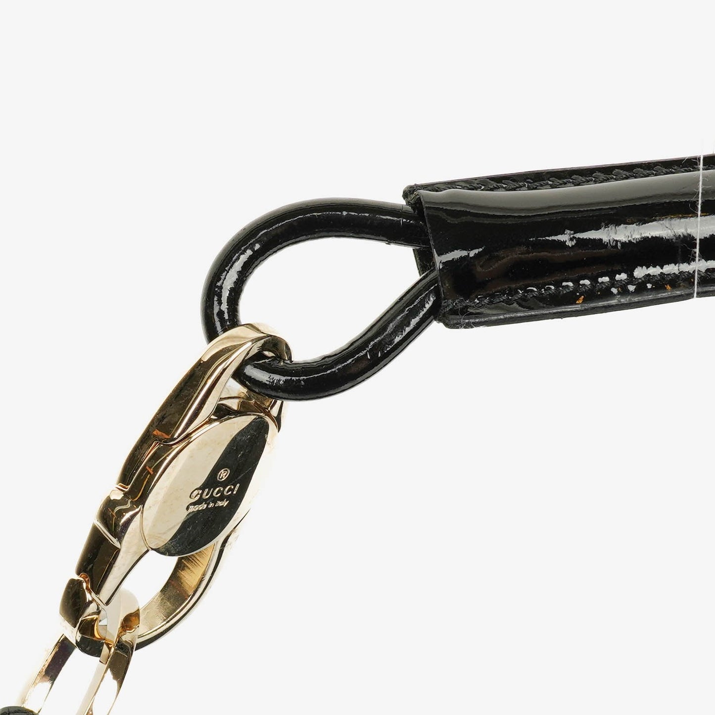 Gucci Black/Navy GG Canvas Braided Handle Ring Hobo Bag