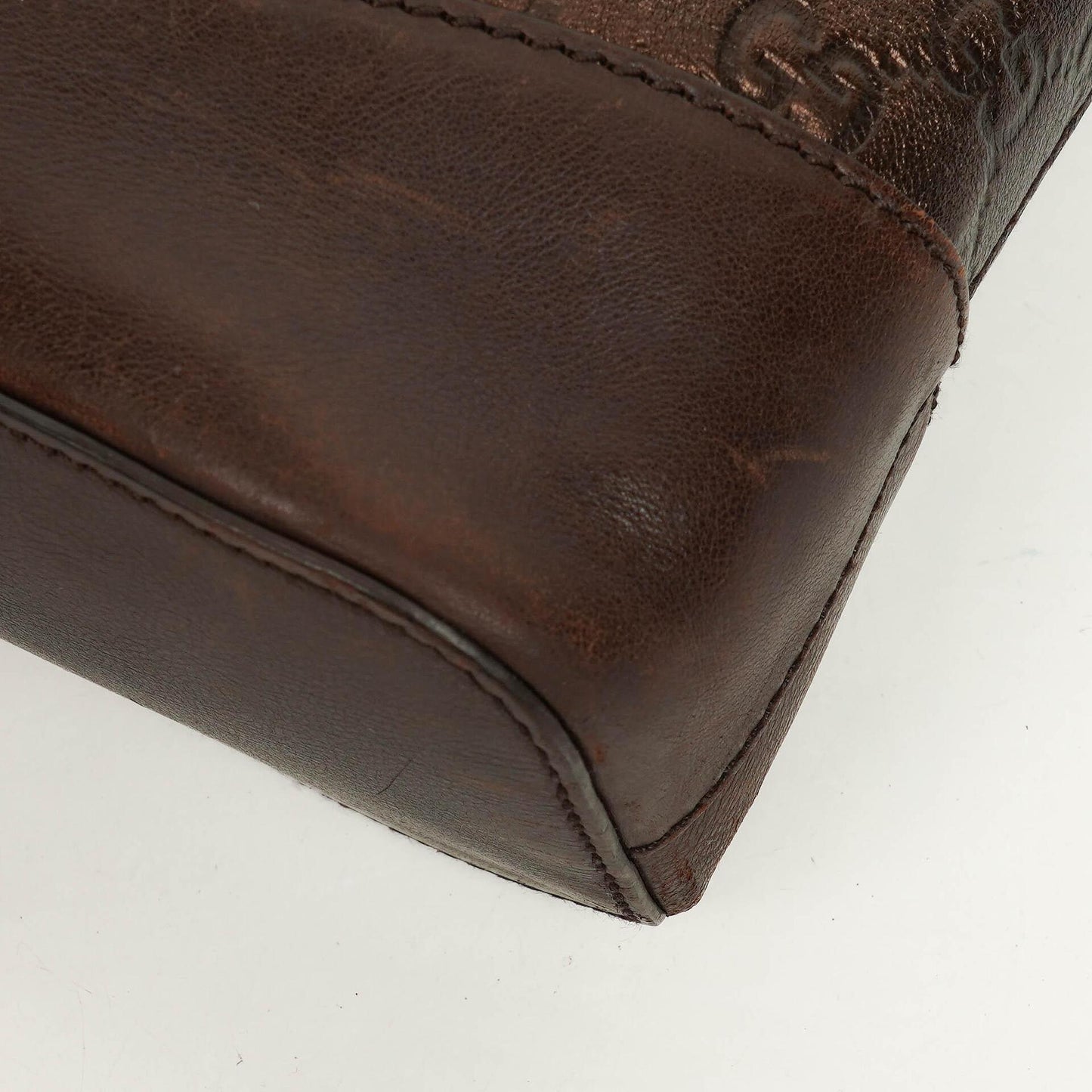 Gucci Bronze Guccissima Leather Hobo Bag