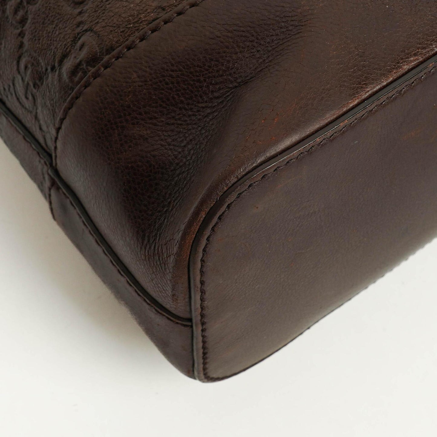 Gucci Bronze Guccissima Leather Hobo Bag