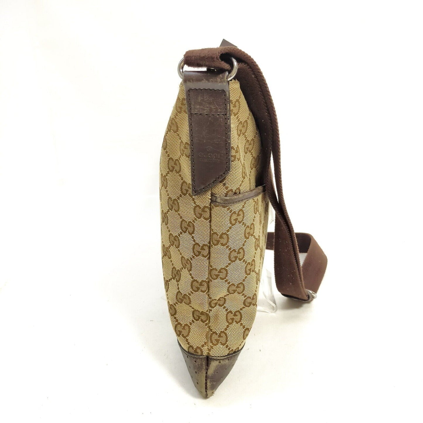 Gucci Brown Canvas Crossbody Style 2