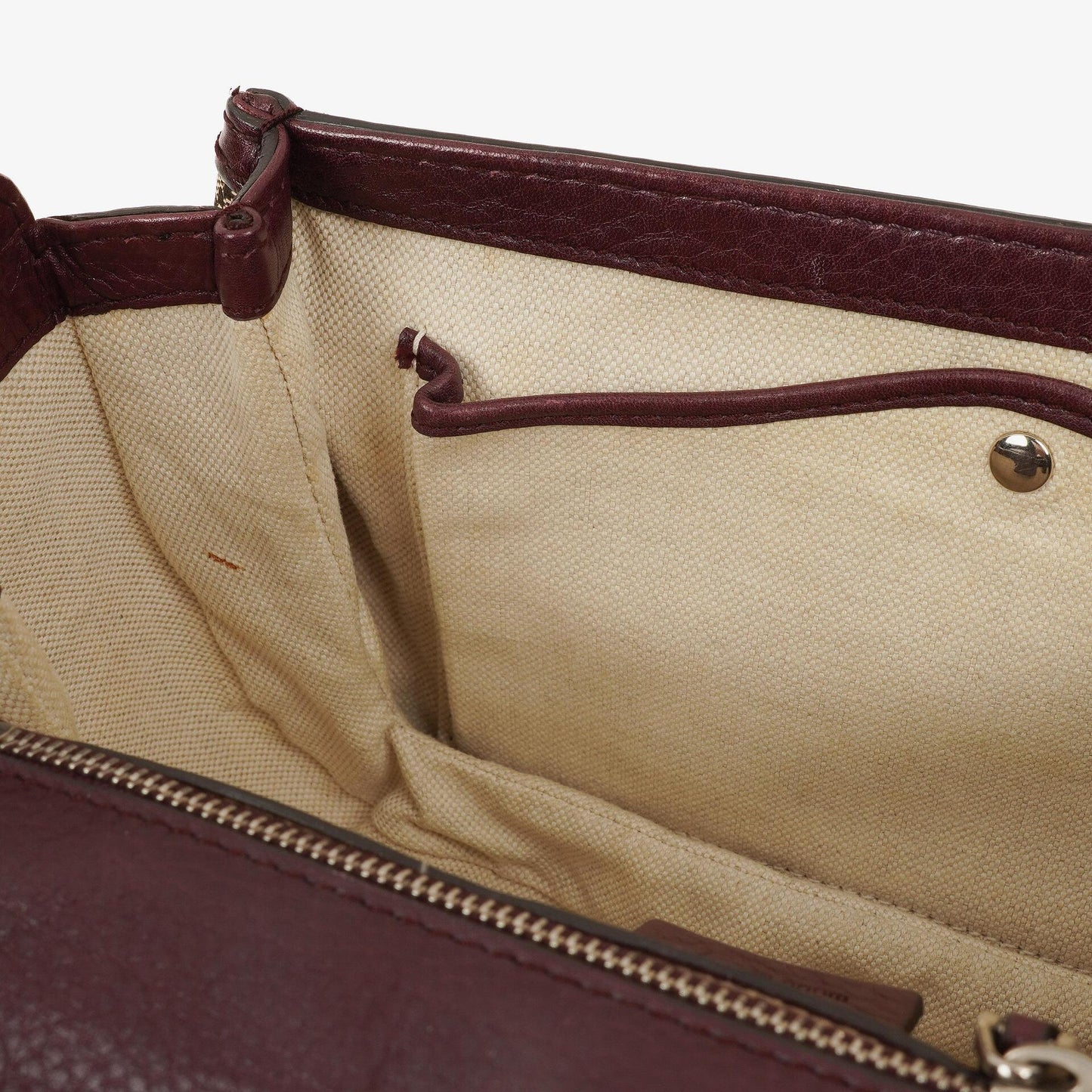 Gucci Brown GG Canvas Medium New Convertible Bamboo Top Handle Bag