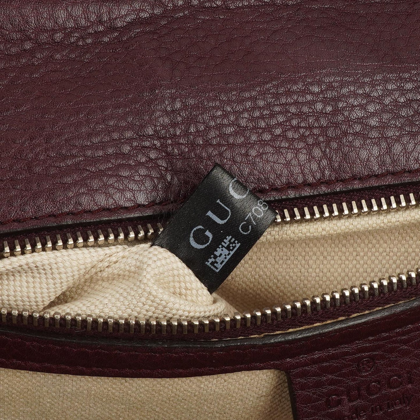 Gucci Brown GG Canvas Medium New Convertible Bamboo Top Handle Bag