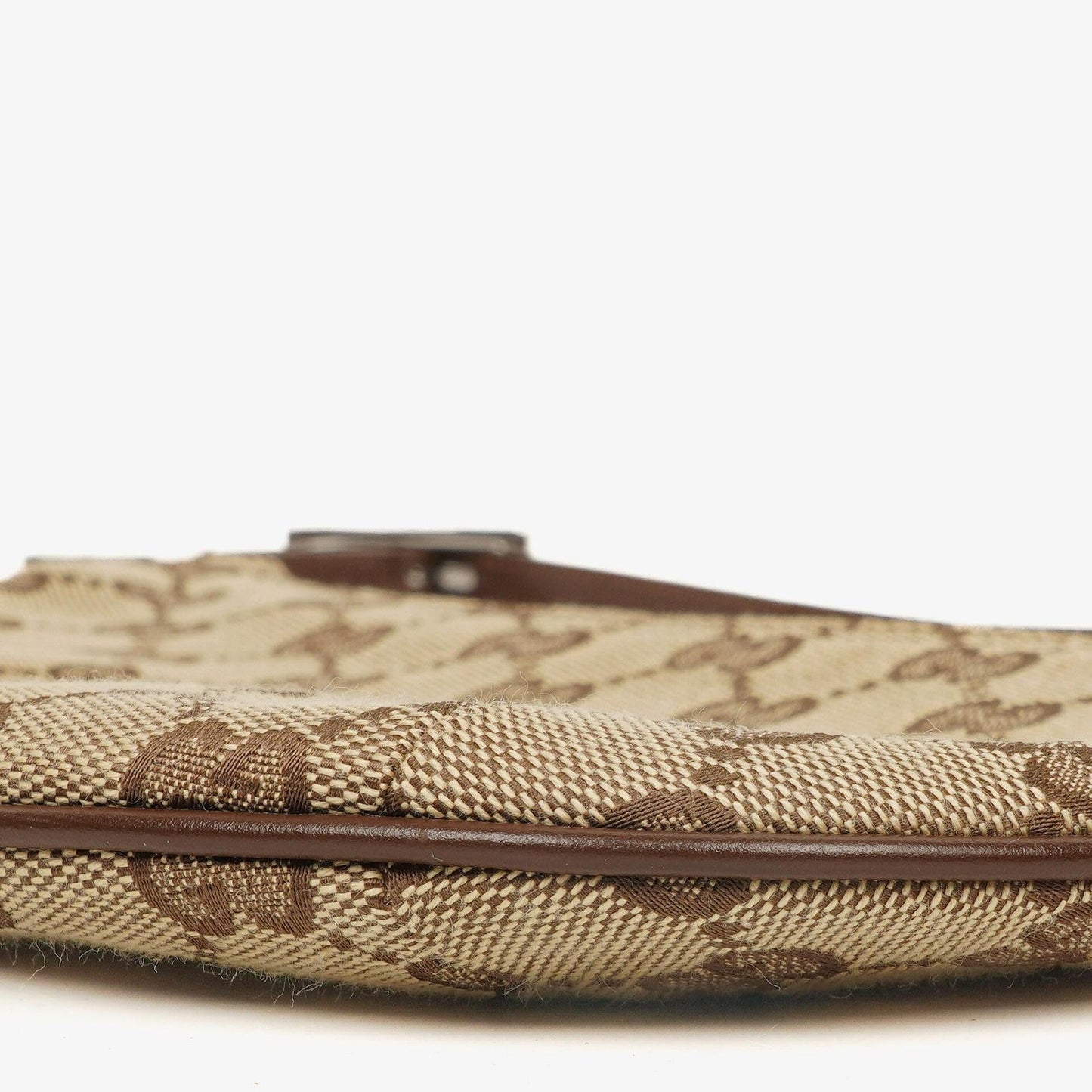 Gucci Brown GG Canvas Small Hobo Bag