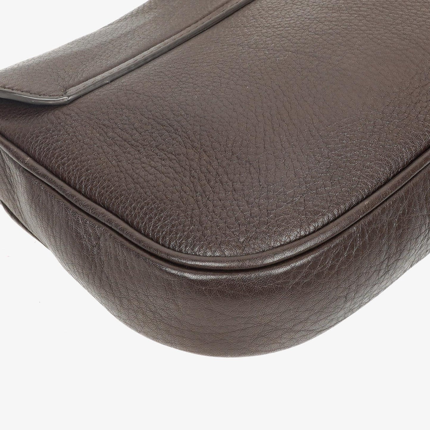Gucci Brown Leather Dressage Crossbody Bag