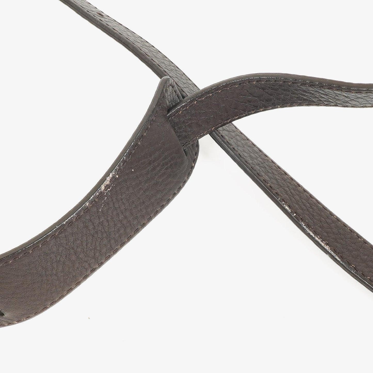 Gucci Brown Leather Dressage Crossbody Bag