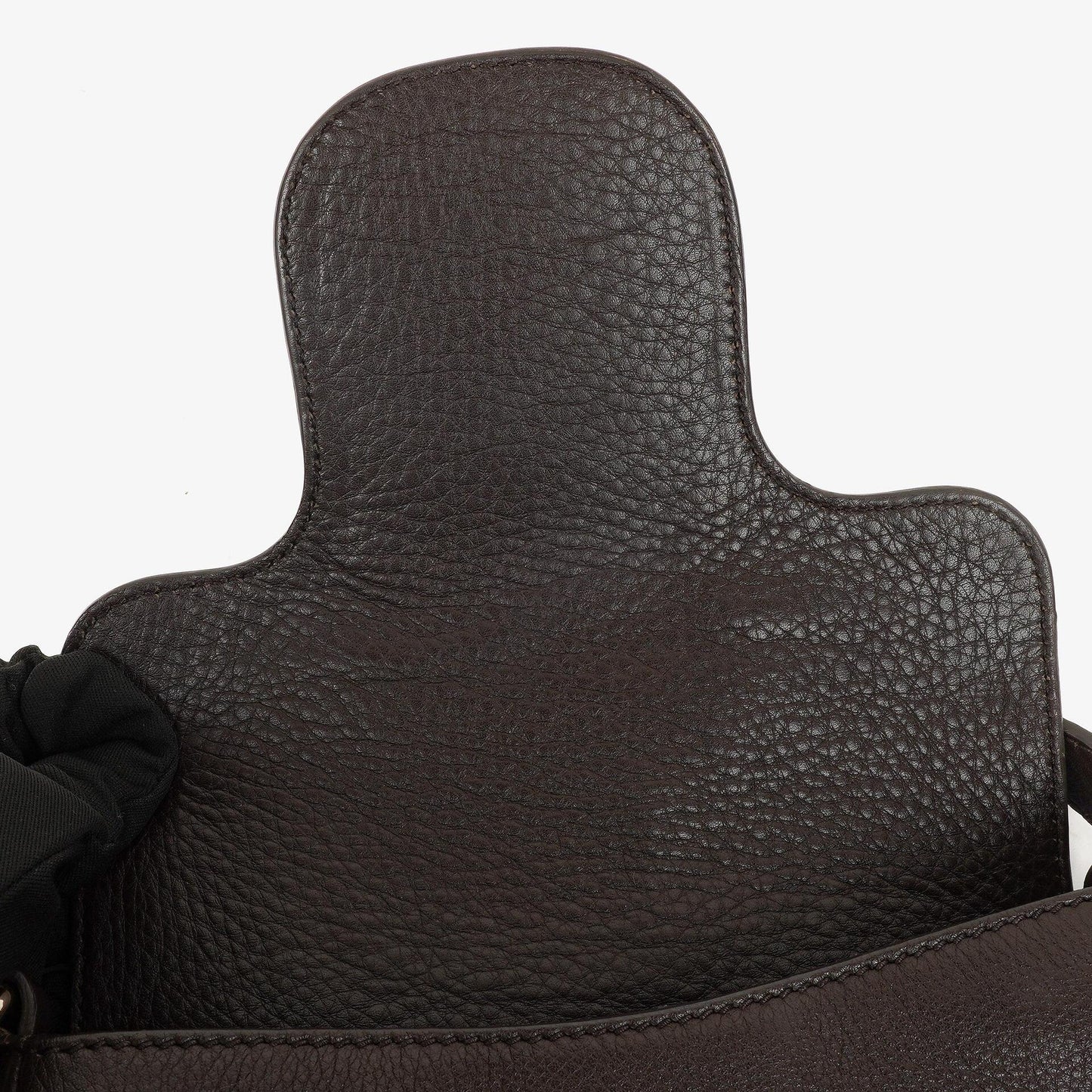 Gucci Brown Leather Dressage Crossbody Bag