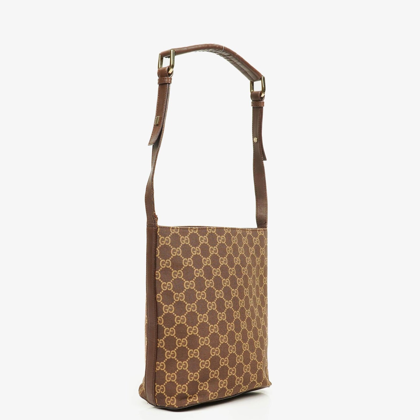 Gucci Brown Monogram GG Canvas Tote Bag