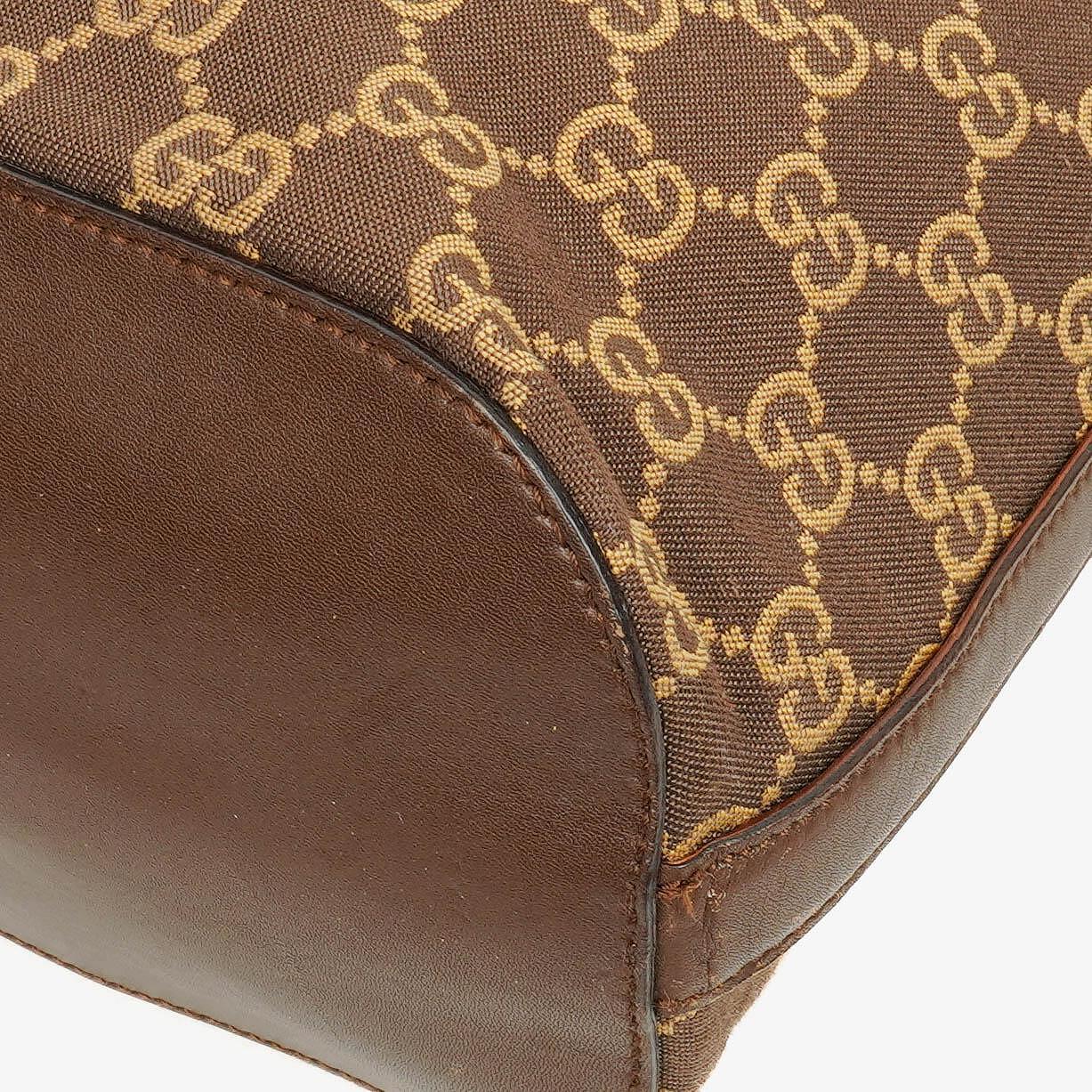 Gucci Brown Monogram GG Canvas Tote Bag