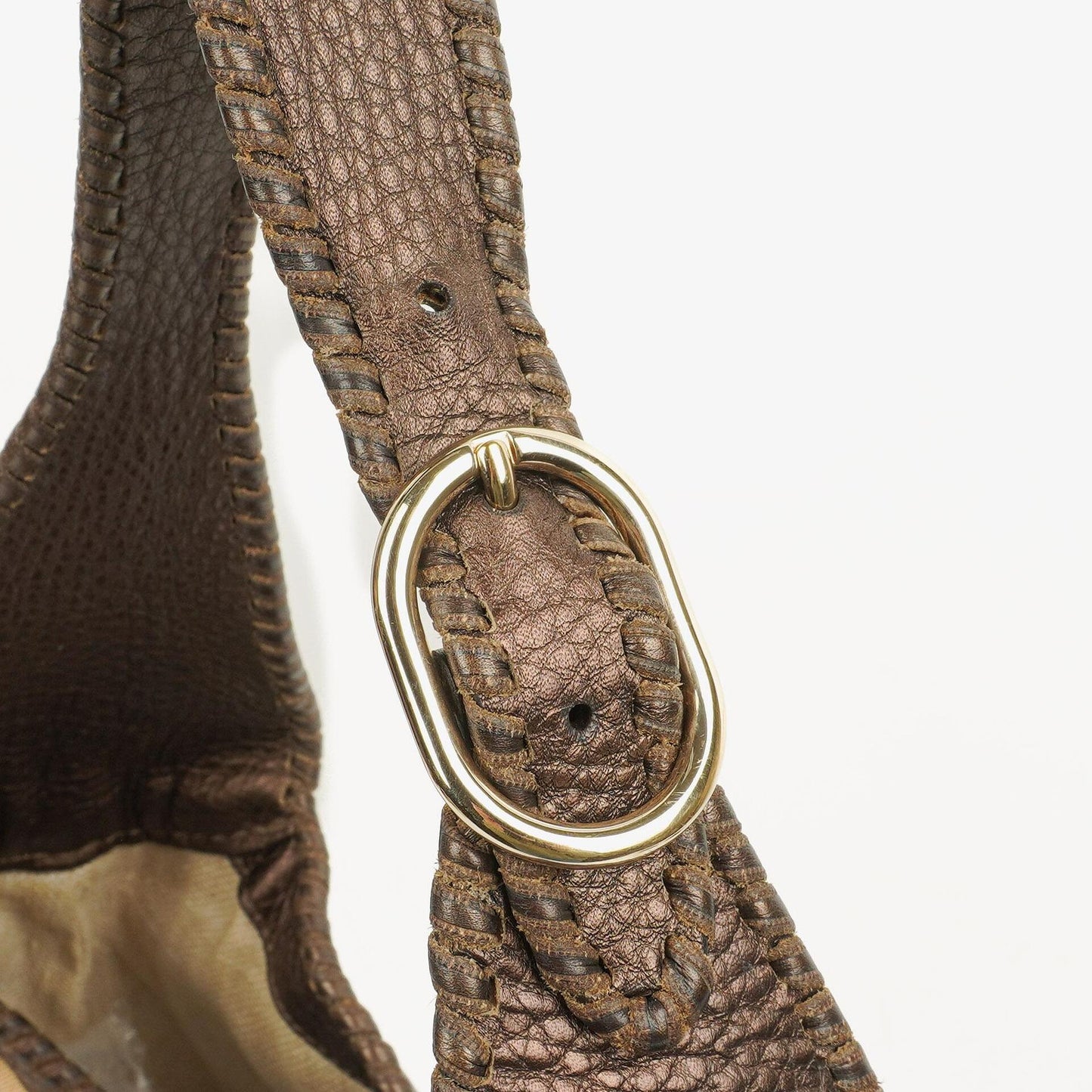 Gucci Brown/Light Beige Diamante Large New Jackie Hobo Bag