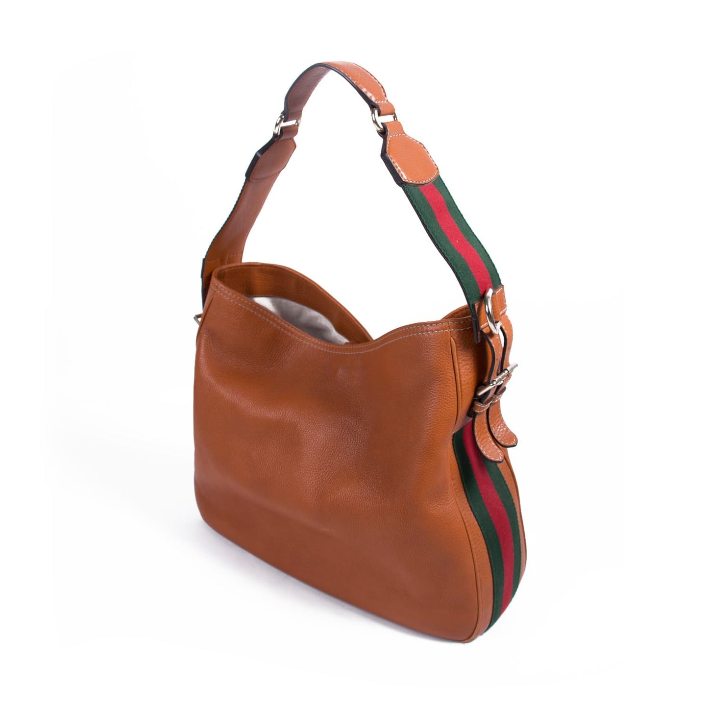 Gucci Web Leather Shoulder Bag Style 1