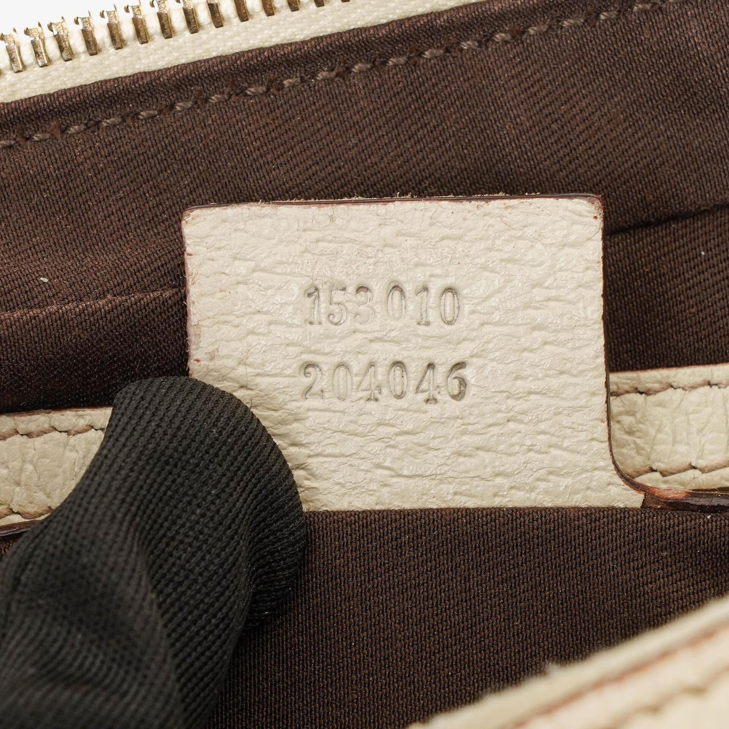 Gucci Charmy Beige GG Canvas Hobo Bag