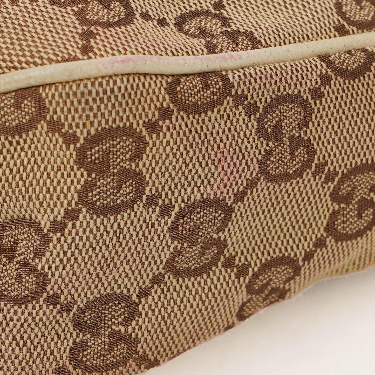 Gucci Charmy Beige GG Canvas Hobo Bag