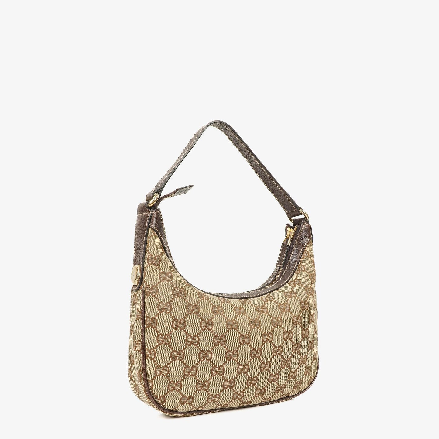 Gucci Charmy Beige GG Canvas Hobo Bag
