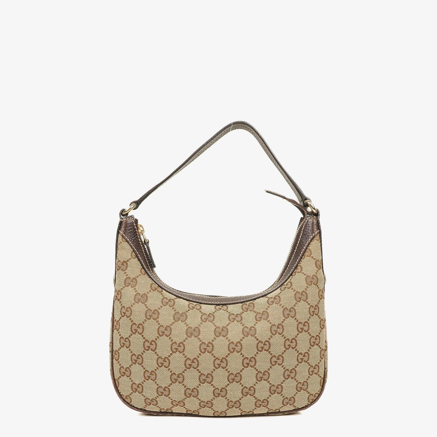 Gucci Charmy Beige GG Canvas Hobo Bag