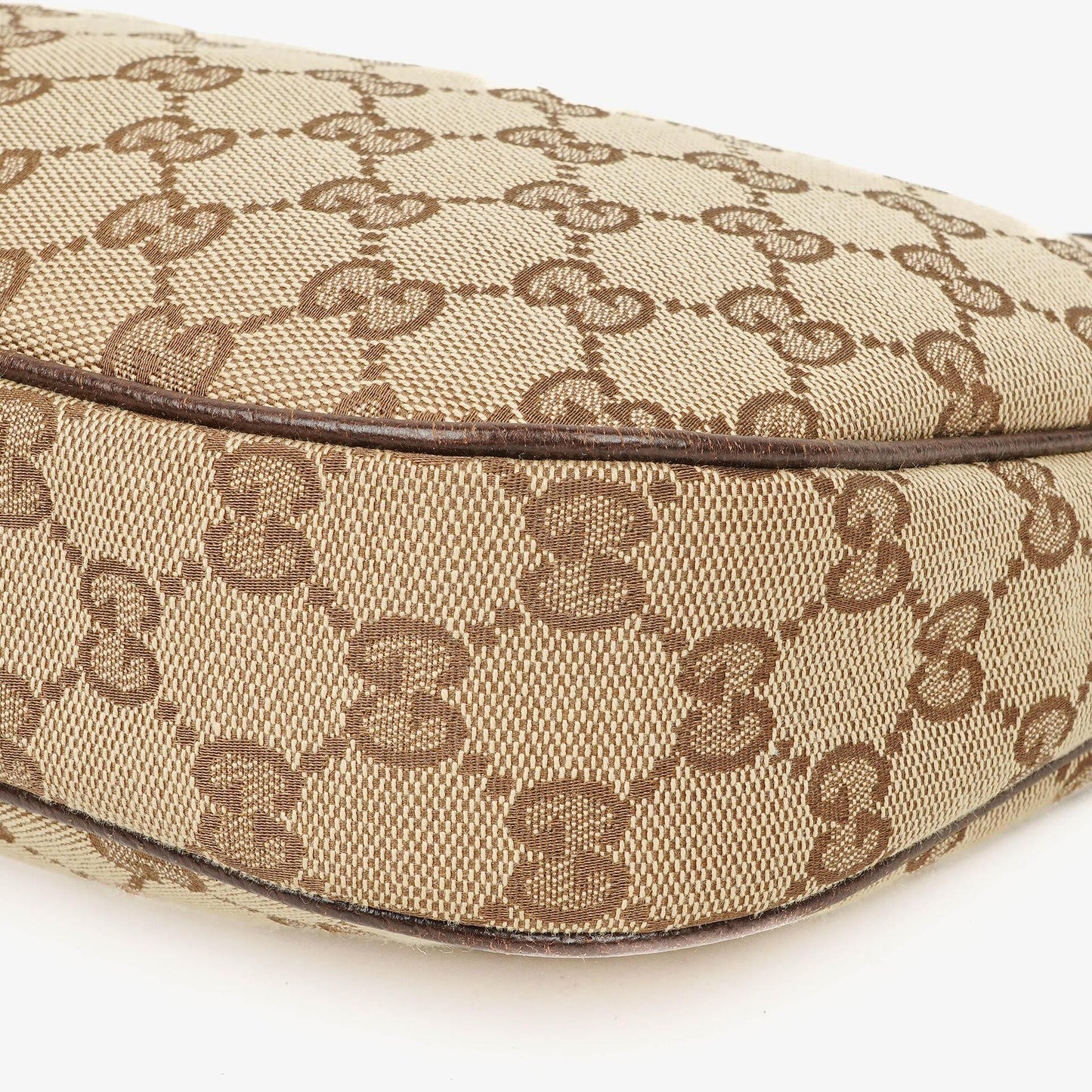 Gucci Charmy Beige GG Canvas Hobo Bag