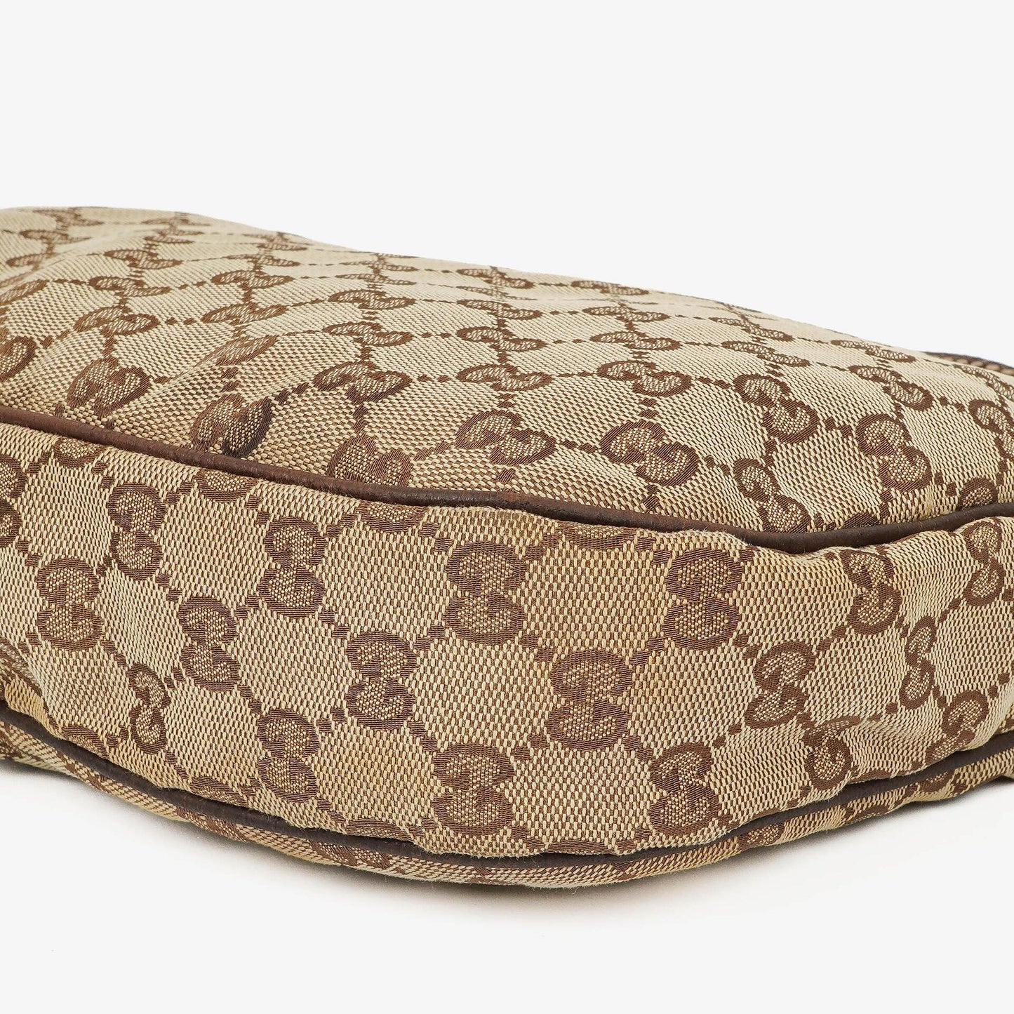 Gucci Charmy Beige GG Canvas Hobo Bag