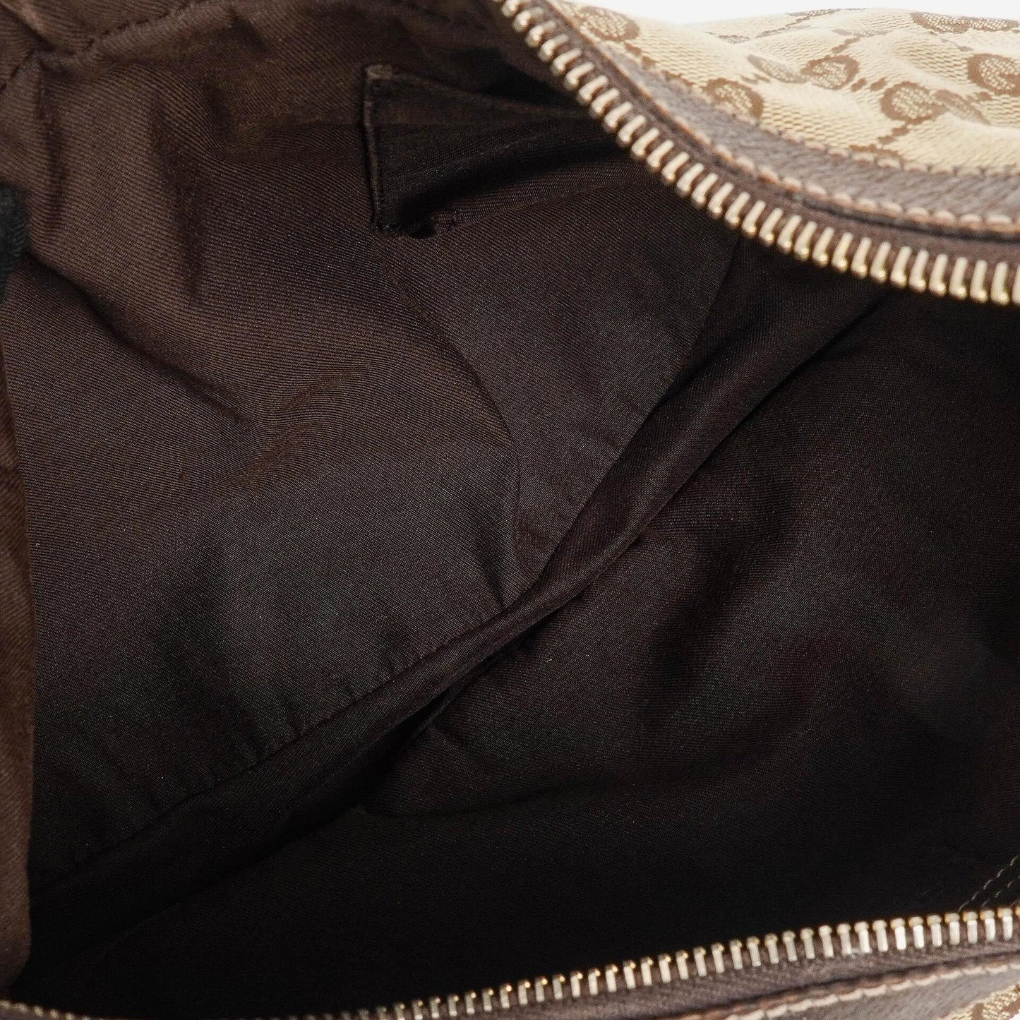 Gucci Charmy Beige GG Canvas Hobo Bag