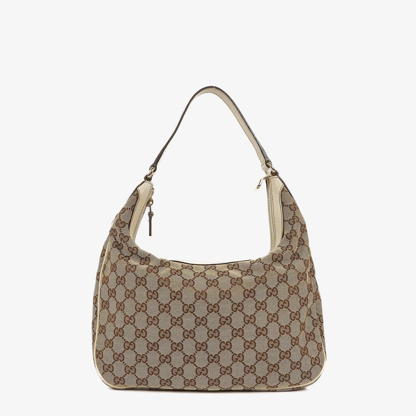 Gucci Charmy Beige GG Canvas Hobo Bag