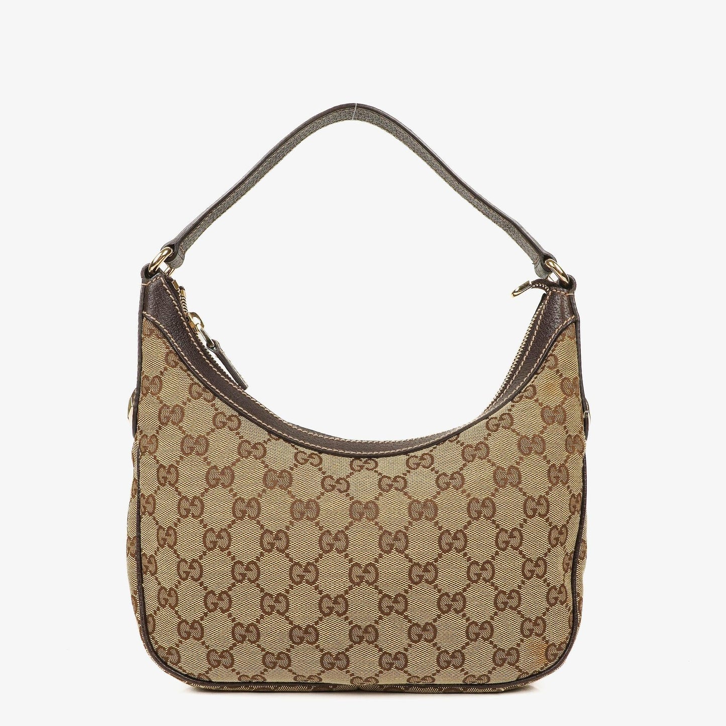 Gucci Charmy Beige GG Canvas Hobo Bag