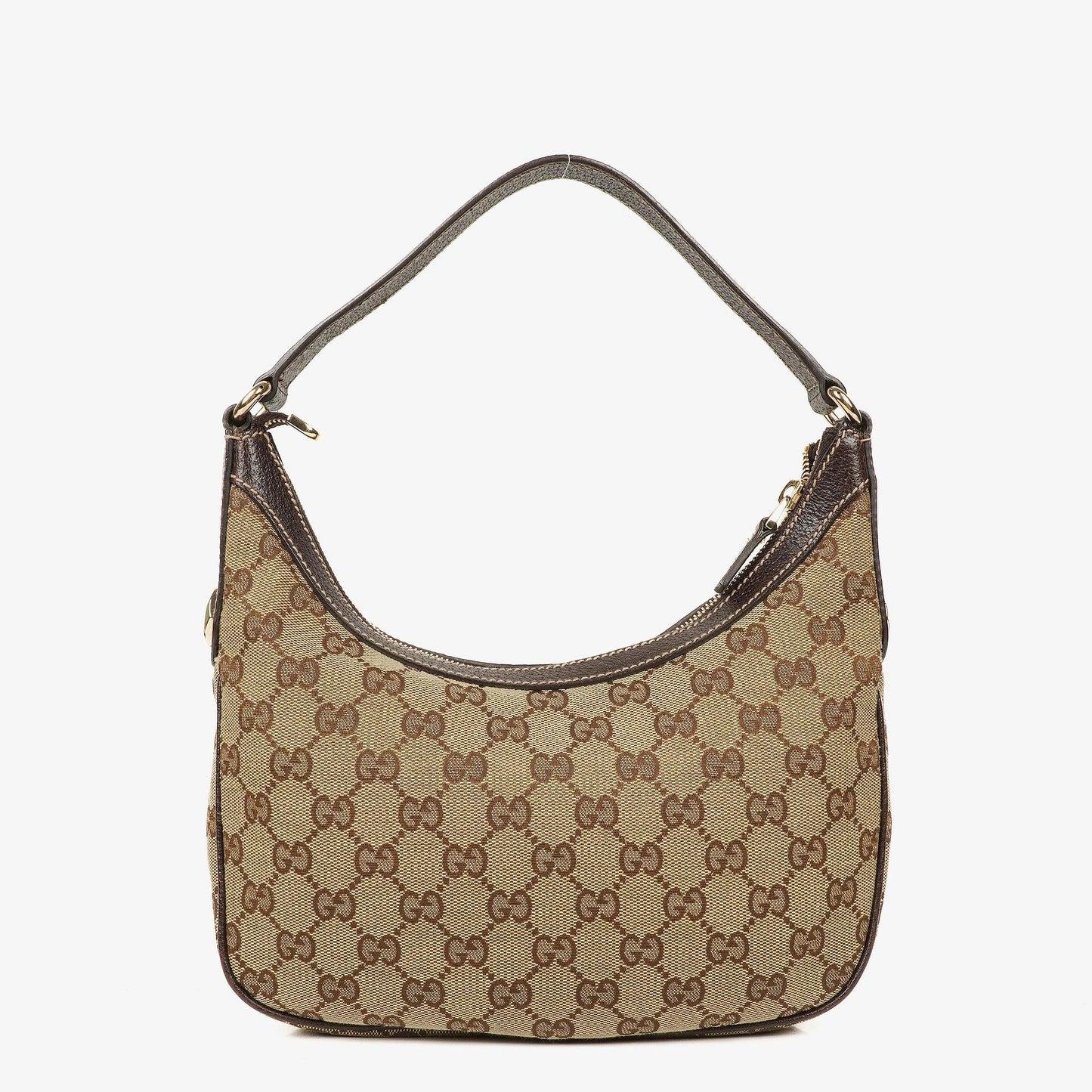 Gucci Charmy Beige GG Canvas Hobo Bag