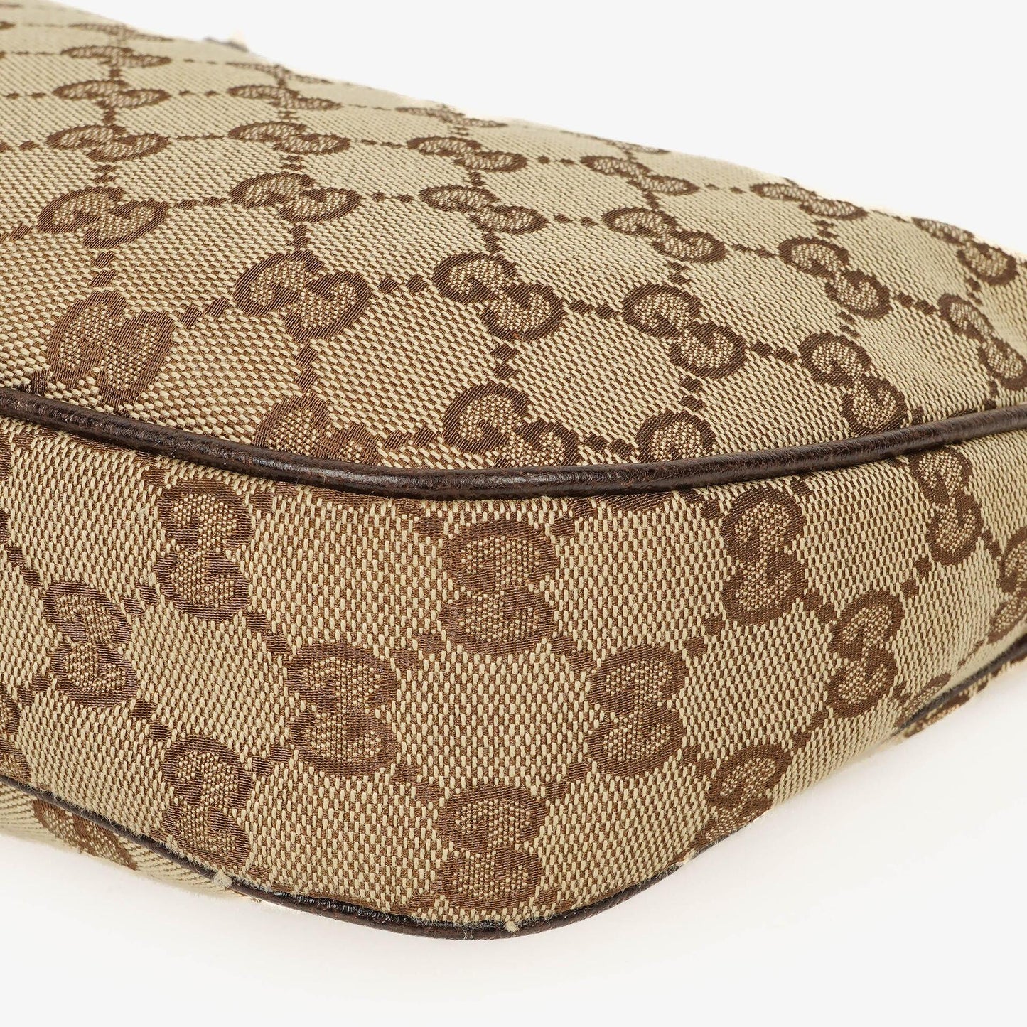 Gucci Charmy Beige GG Canvas Hobo Bag