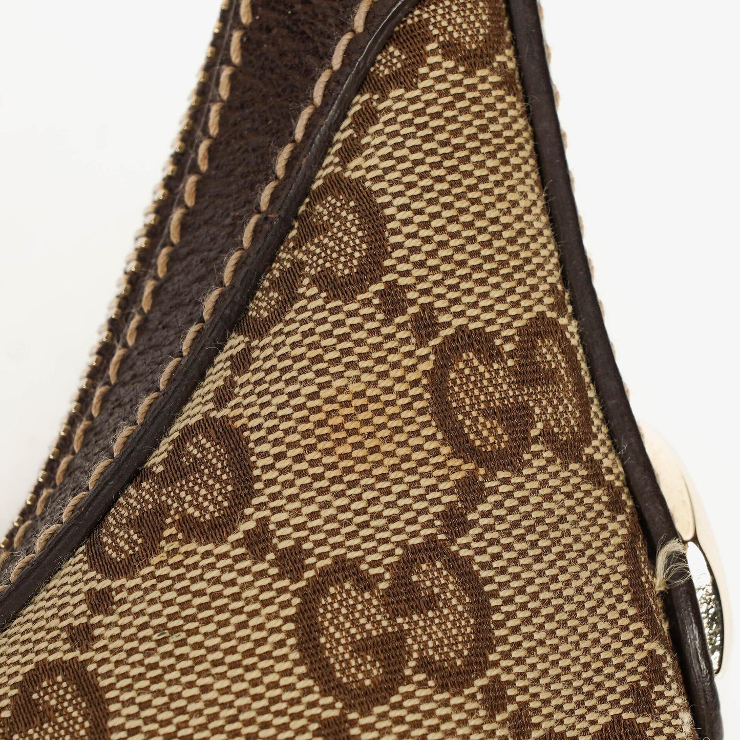 Gucci Charmy Beige GG Canvas Hobo Bag