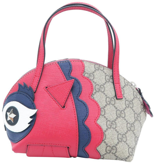 Gucci GG Supreme Grey Canvas Tote Style 3