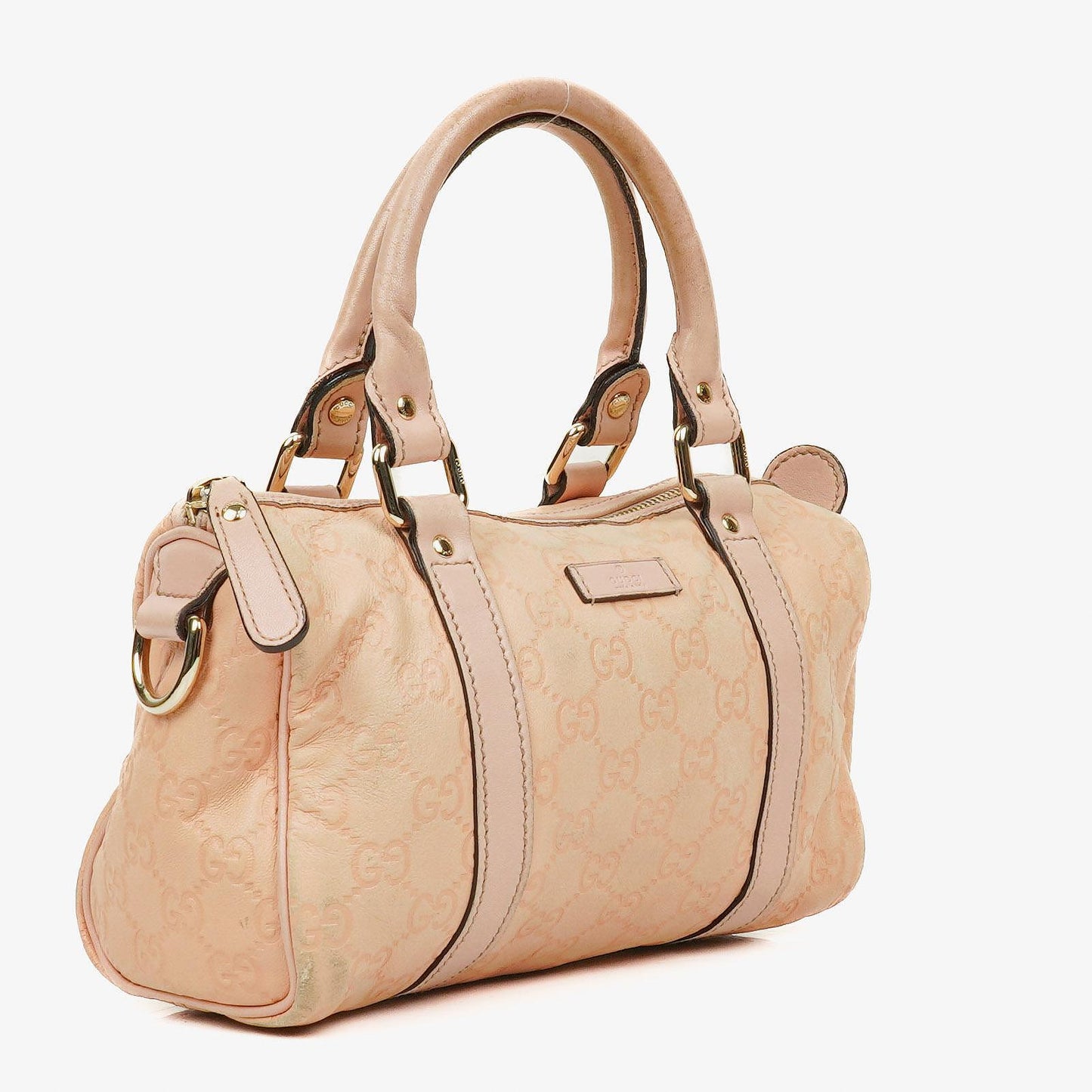 Gucci Pink Guccissima Leather Small Joy Boston Bag