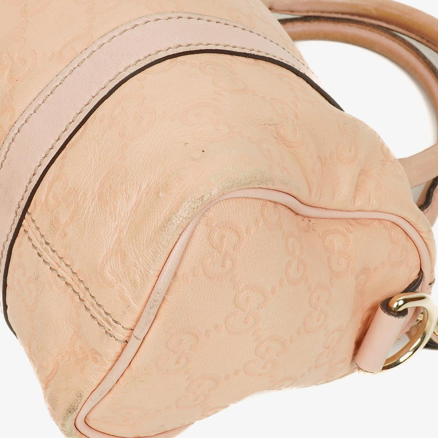 Gucci Pink Guccissima Leather Small Joy Boston Bag