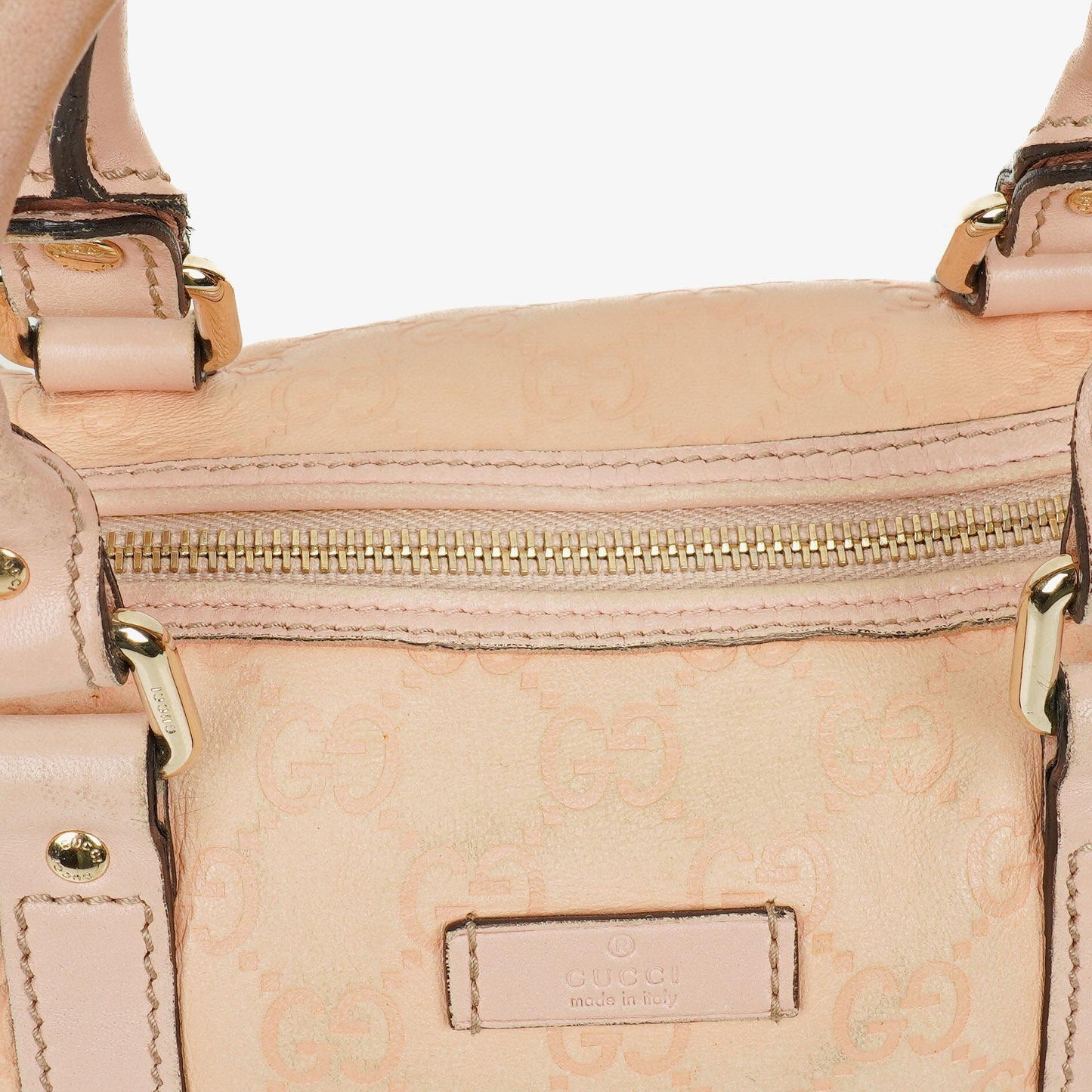 Gucci Pink Guccissima Leather Small Joy Boston Bag