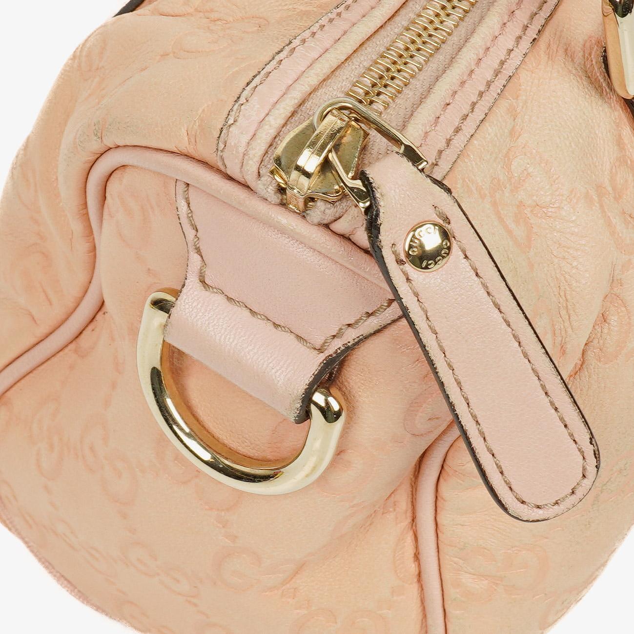 Gucci Pink Guccissima Leather Small Joy Boston Bag