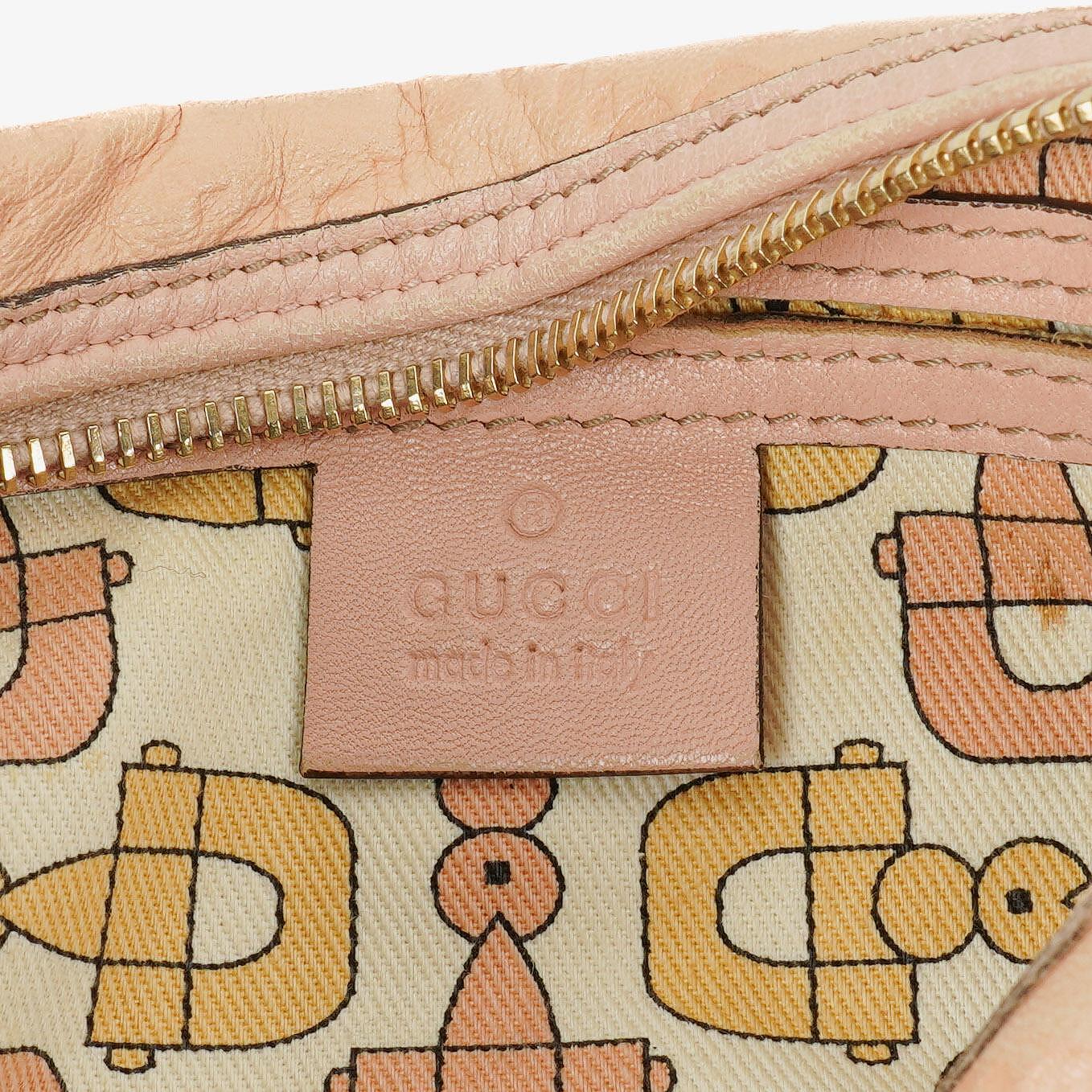 Gucci Pink Guccissima Leather Small Joy Boston Bag