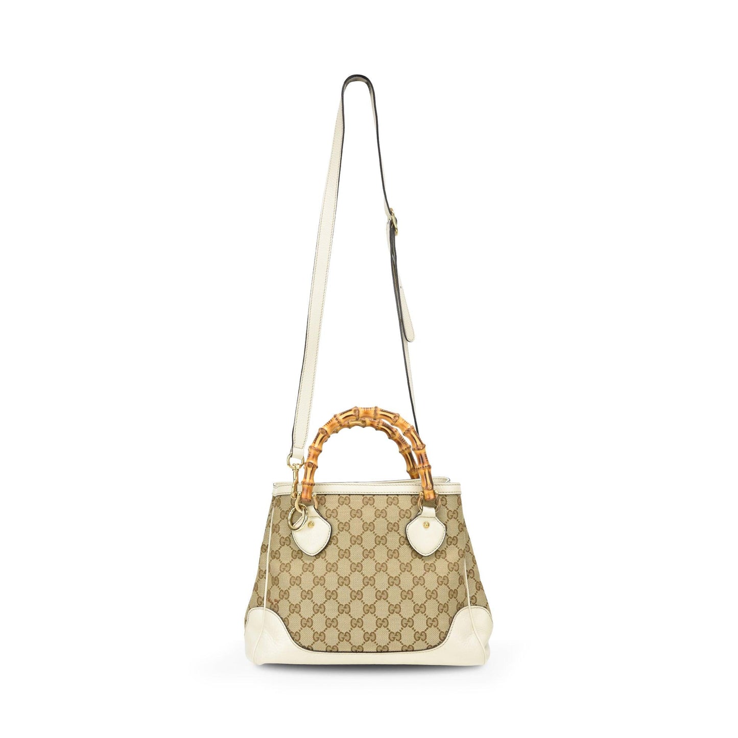 Gucci Monogram Leather Canvas Crossbody