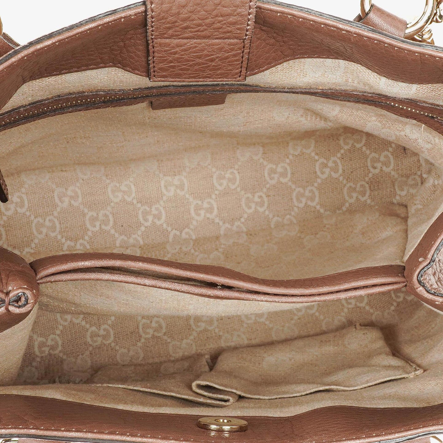 Gucci Diana Bamboo Top Handle Black Pebbled Leather Tote Bag