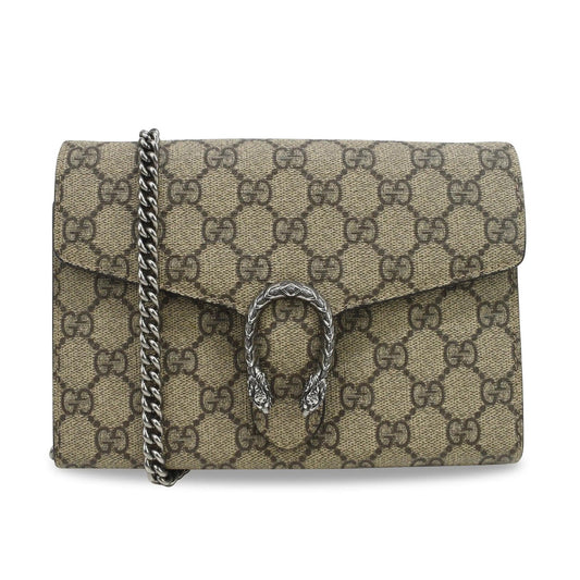 Gucci Monogram Chain Leather Crossbody