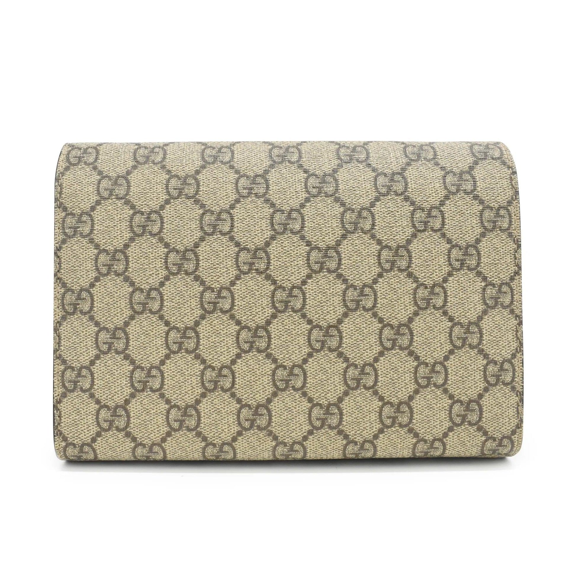 Gucci Monogram Chain Leather Crossbody