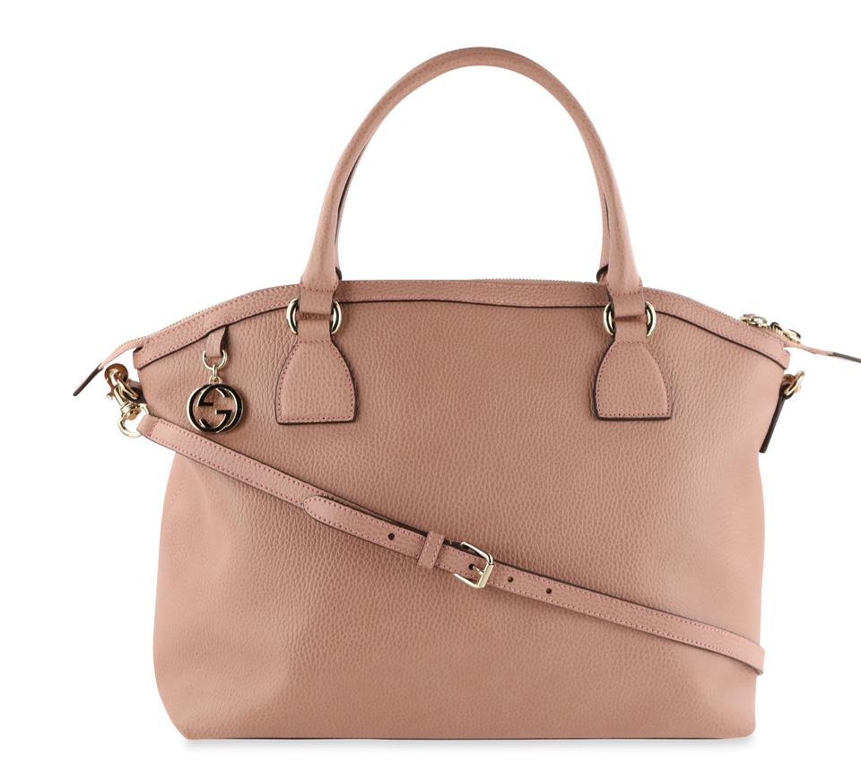 Gucci Pink Leather Tote Style 1