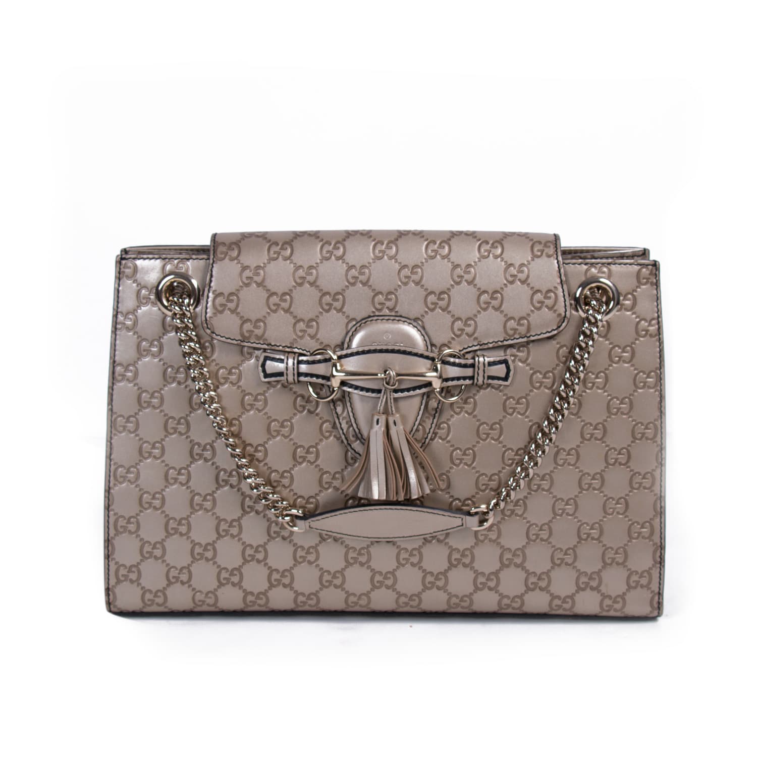 Gucci Leather Chain Shoulder Bag Style 11