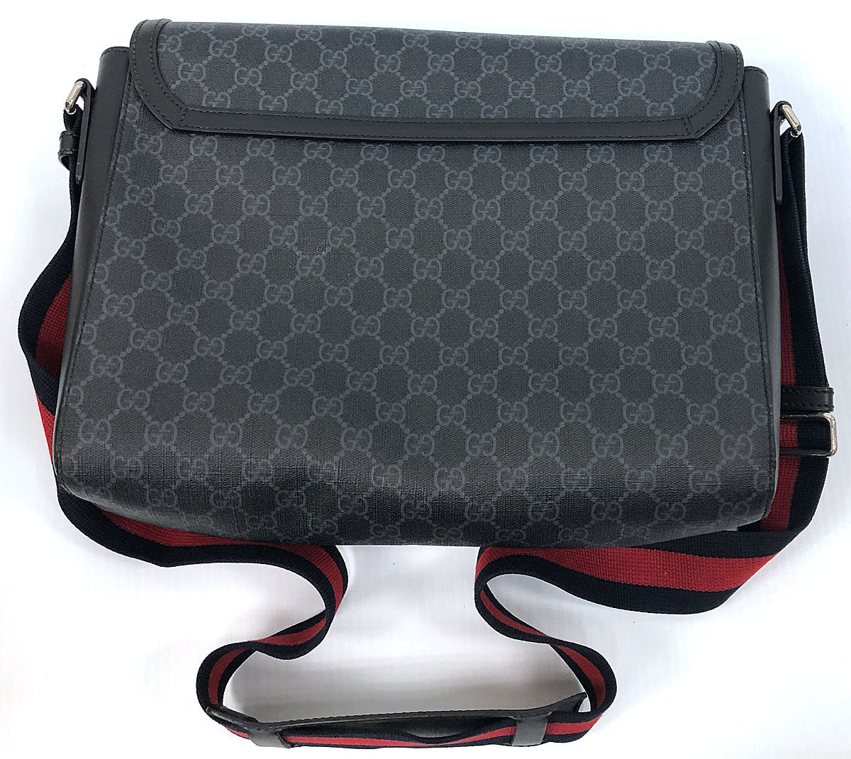 Gucci Nylon Leather Canvas Shoulder Bag