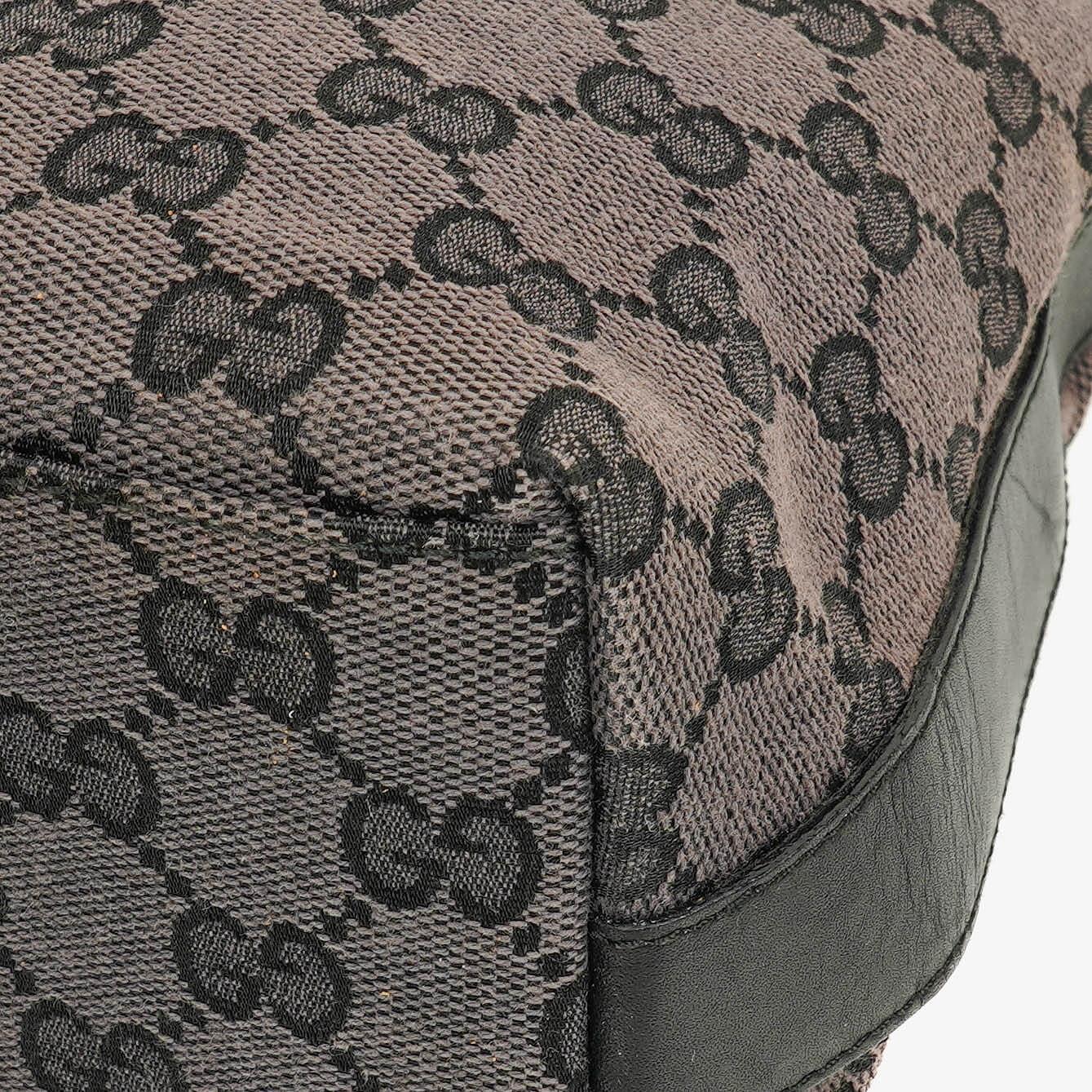 Gucci GG Canvas And Leather Shoulder Hobo Bag