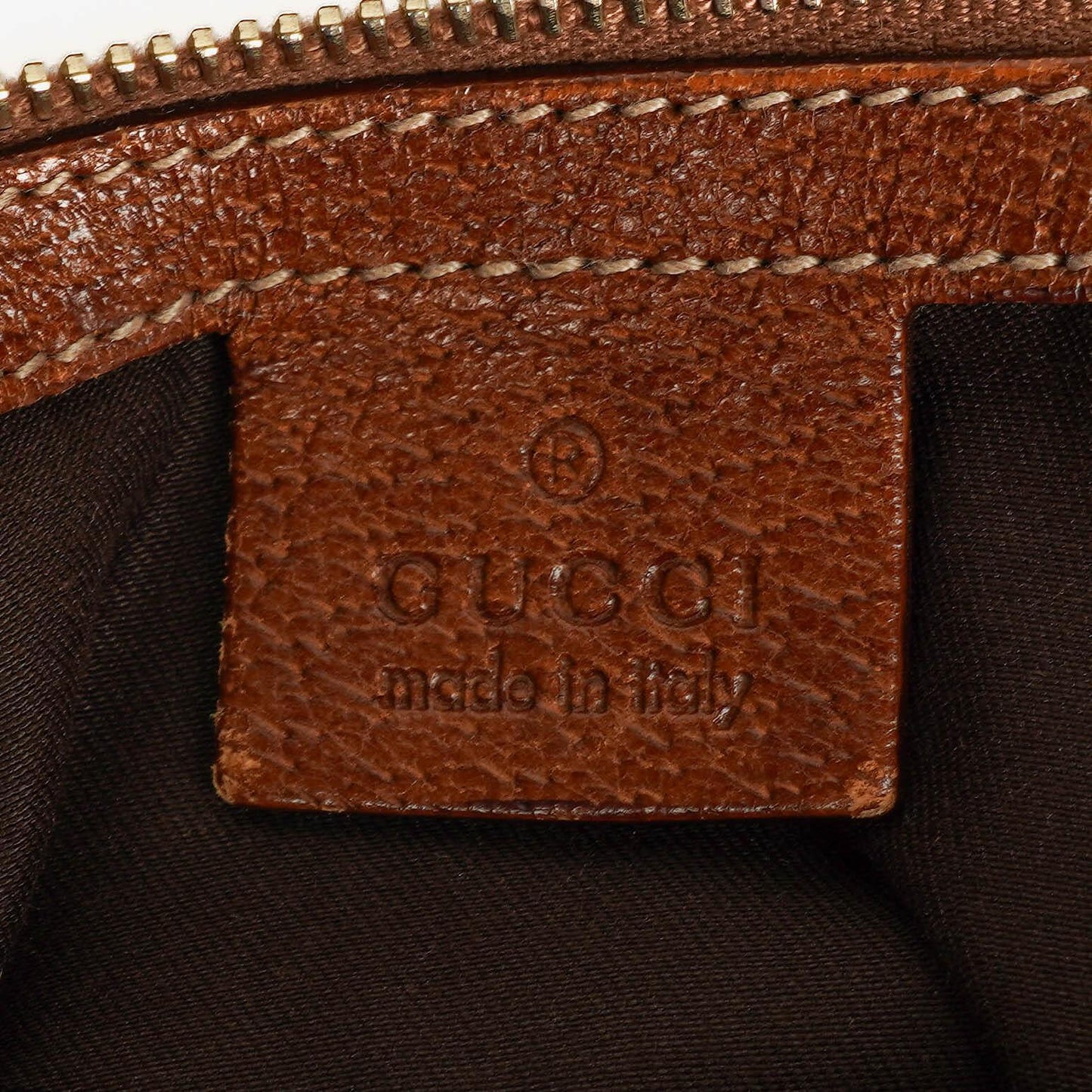 Gucci GG Canvas Bamboo Ring Hobo Bag