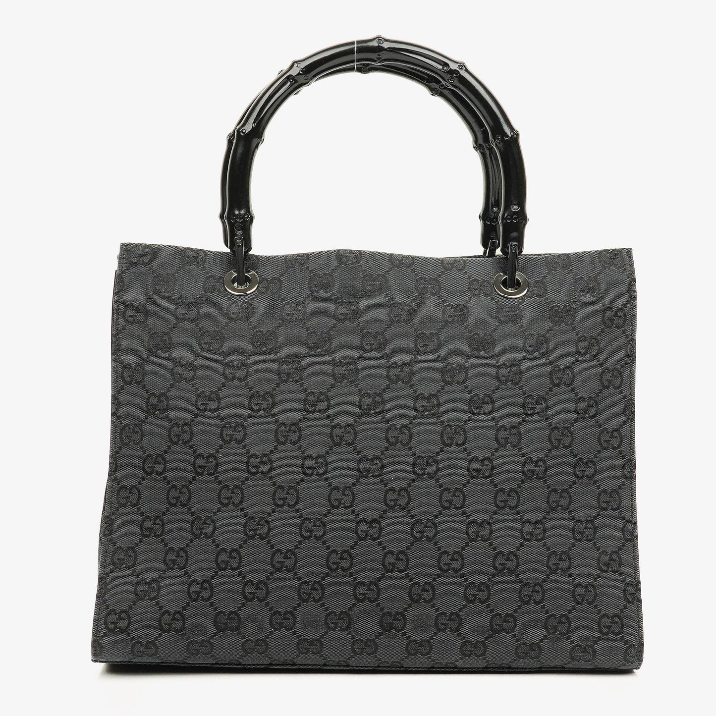 Gucci GG Canvas Bamboo Top Handle Tote Bag
