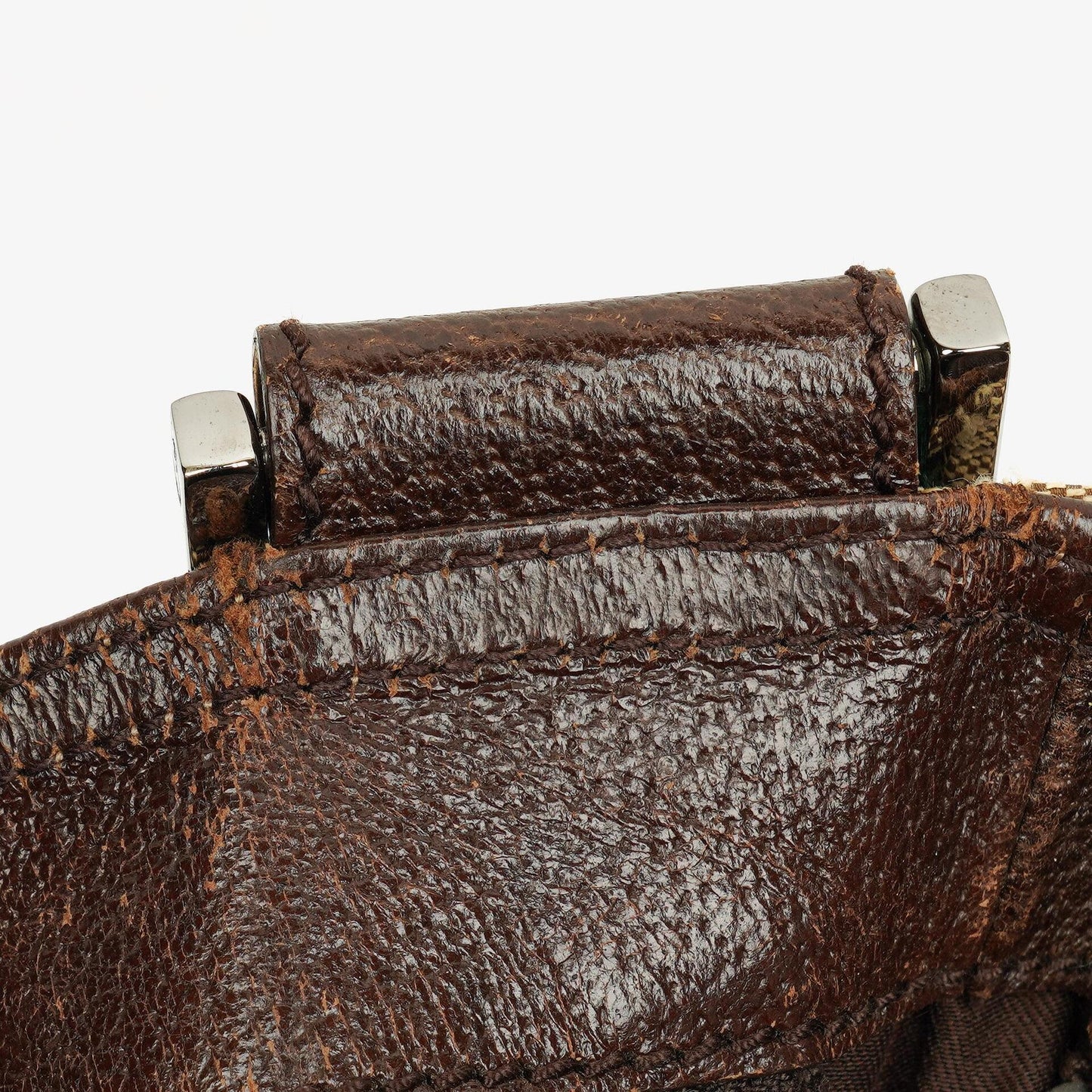 Gucci GG Canvas Double Pocket Web Messenger Bag