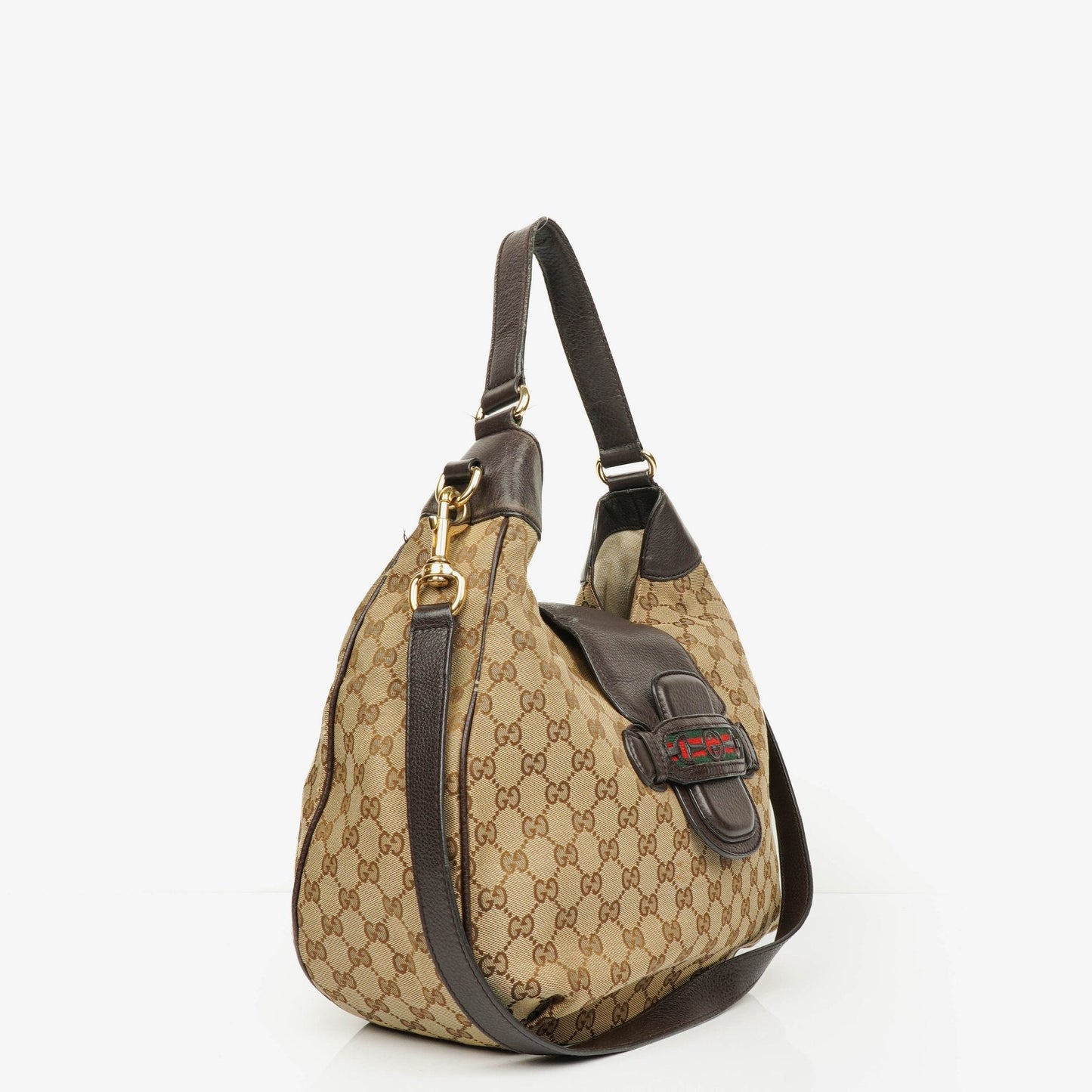 Gucci GG Canvas Dressage Hobo Bag