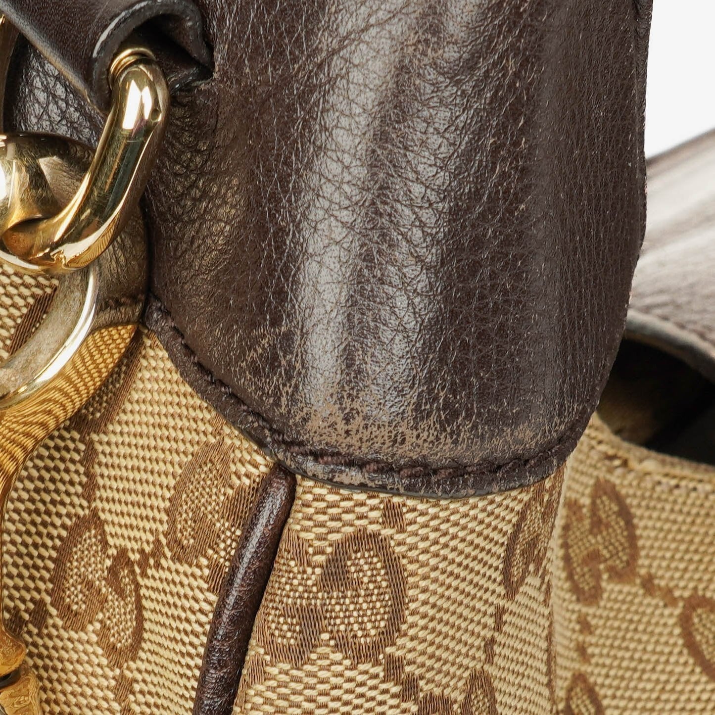 Gucci GG Canvas Dressage Hobo Bag